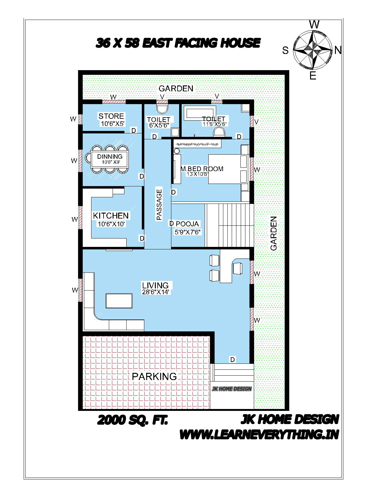 East Facing House Vastu Plan With Pooja Room Learn Everything Civil And Structural
